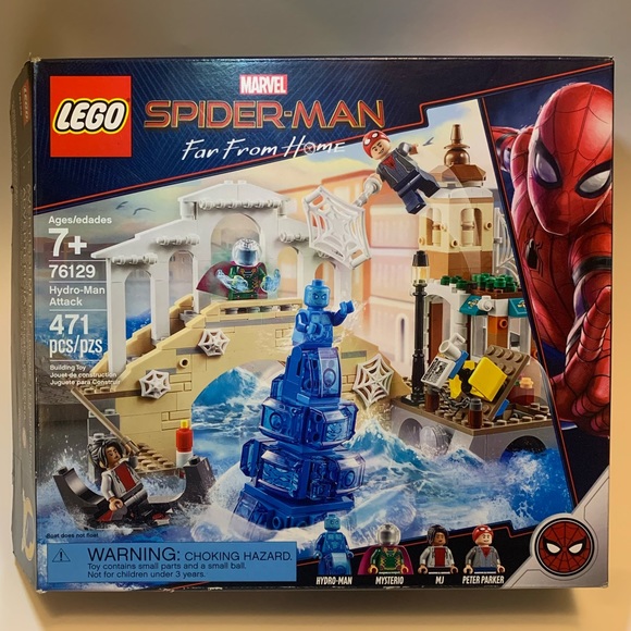 spider man far from home lego sets hydro man attack